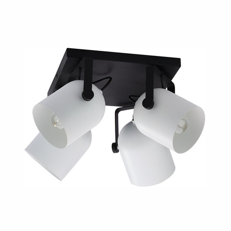 SPECTRE BLACK/WHITE Pohyblivé stropní svítidlo pro povrchovou montáž černá/bílá Moderní 4xE27 3493 TK Lighting