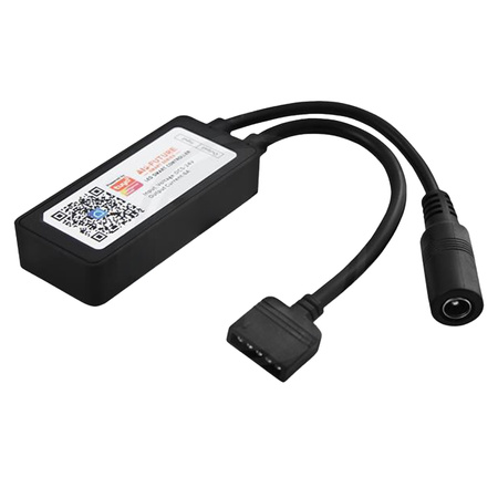 Ovladač pro RGBW WiFi SMART TUYA LED pásky 6A 5-24V 72W 144W Black LVT