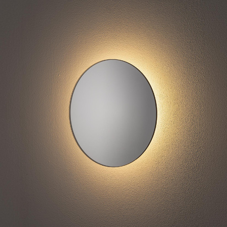 Nástěnné svítidlo LED 7W 30lm 3000K Warm Silver Modern RING MIRROR LED S 10276 Nowodvorski