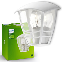 Zahradní lampa LED nástěnná lampa CREEK myGarden E27 IP44 Lucerna bílá PHILIPS