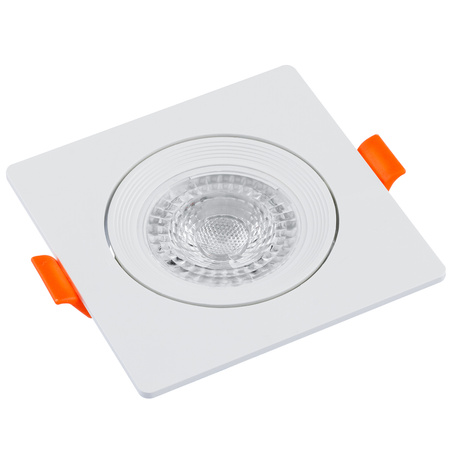 Halogenová Podhledové svítidlo GU10, MR16 Nastavitelná Čtvercová Bílá VENTUS LUMILED