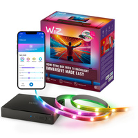 Inteligentní RGBIC LED pásek pro 75"-85" monitor TV s HDMI Sync Box Wi-Fi WiZ