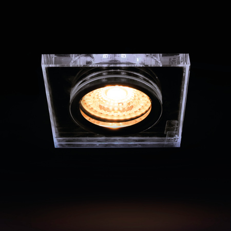 LED GU10 20W 250lm 6500K Studené zapuštěné stropní halogenové bodové svítidlo kulaté stříbrné Soren Kanlux