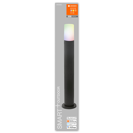 Inteligentní zahradní patník PIPE 80 cm SMART+ WiFi 10W 380lm RGB+W Ledvance
