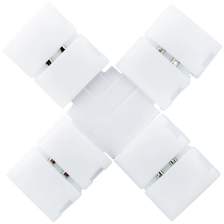 Čtyřnásobný konektor typu X pro jednobarevné 2PIN 8mm LED pásky