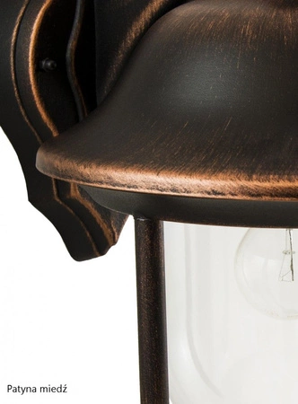 Venkovní zahradní lampa LED NÁSTĚNNÁ LAMPA Prince K 3012/1/O g E27 Su-Ma