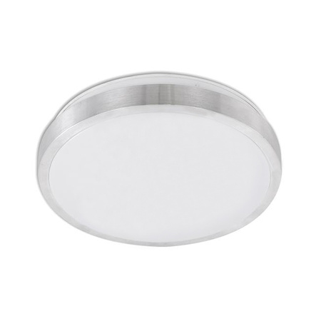 LED stropní svítidlo 16W 4000K SOLEN stropní svítidlo kulatá IP44 stříbrná