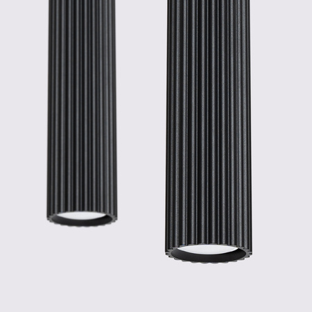 Stropní závěsné svítidlo Tuba Spot 2x GU10 Black Carbon Deep Space SL.1574 Sollux