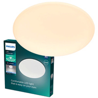 LED plafon pro povrchovou montáž MOIRE 20W 4000K 38cm bílý kulatý PHILIPS