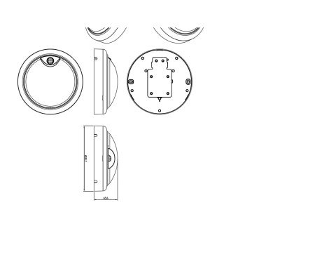 Venkovní potrubní světlo LED 15W 1400lm 4000K IP54 se senzorem pohybu a soumraku bílé Projetline Philips