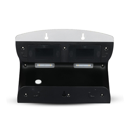 6.8W LED solární nástěnná lampa 4000K s pohybovým senzorem bílá + černá VT-767-7 V-TAC