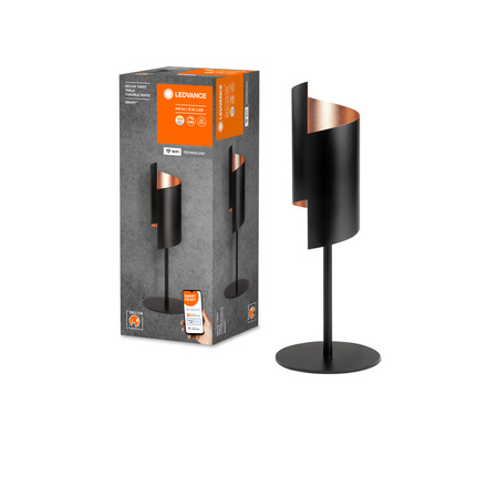 Chytrá LED stolní lampa 12W SMART+ WiFi CCT Stmívatelný černý otočný stolek LEDVANCE