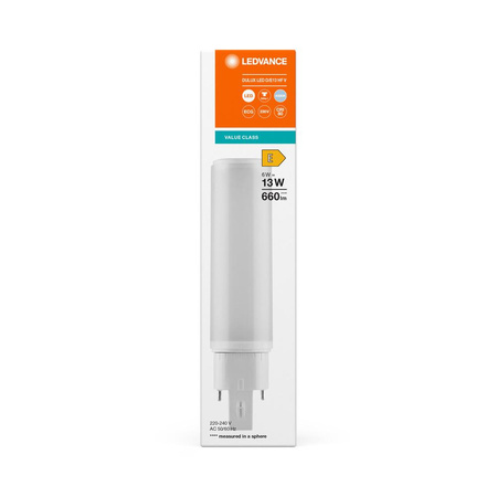 LED žárovka DULUX G24q-1 6W = 13W 660lm 4000K neutrální bílá LEDVANCE