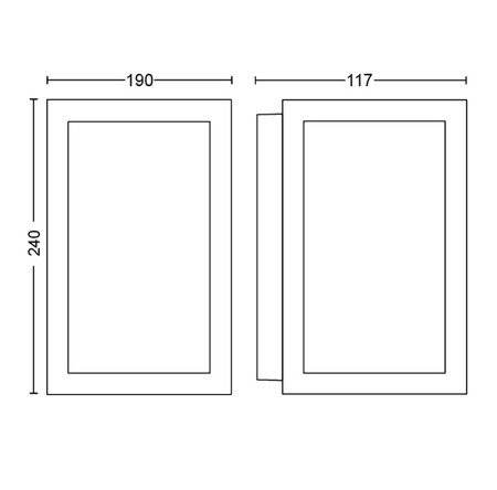 Venkovní nástěnná lampa Philips HUE Impress 17430/30/P7