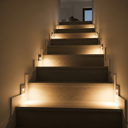 LED GU10 reflektor PAR16 6W = 50W 580LM 6500K studená bílá 120° s pohybovým čidlem LUMILED