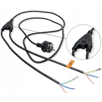 Napájecí kabel 2m 3x0.75 pro pracovní lampu Floodlight