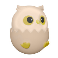 LED 1W 3000K RGBW béžovo-růžová stmívatelná dekorativní lampa Sanico Owl Goldlux