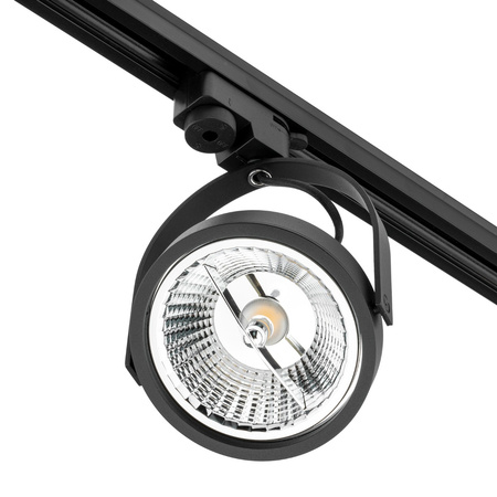 Sada osvětlovacích kolejnic 1.5m dráha + 3x dráhové světlo AR111 LEON GU10 Black
