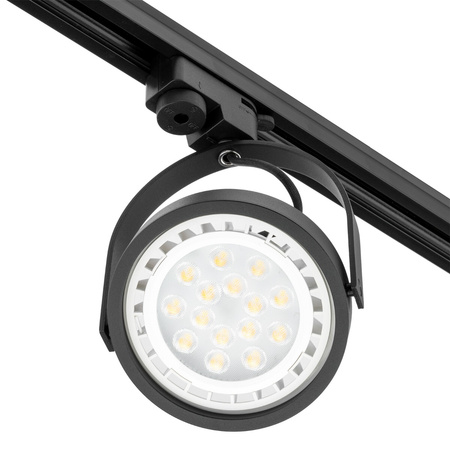 Kolejové bodové svítidlo LEON ES111 stropní svítidlo Pohyblivé černé