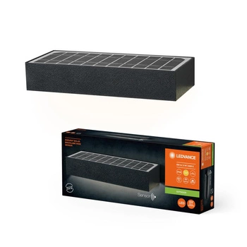 LED 6W 850lm 3000K IP65 šedá se senzorem pohybu a soumraku Venkovní nástěnná lampa Endura Ledvance