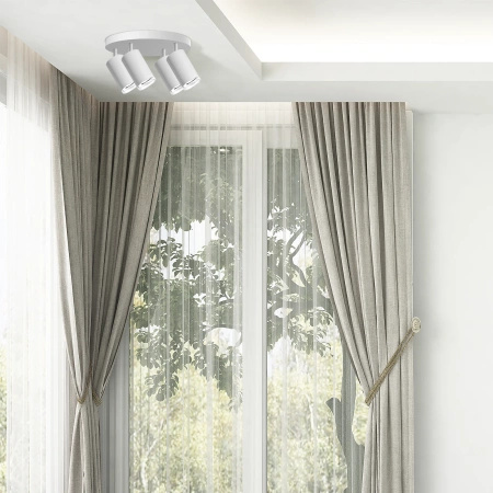 Povrchové stropní svítidlo 4x GU10 bílé IP44 TURYN Sanico Goldlux