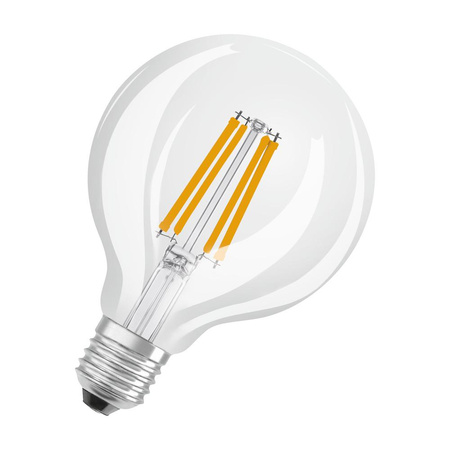 LED žárovka G95 Sphere E27 3,8W = 60W 806lm 2700K Warm 300° Filament CLASSIC ENERGETICKÁ ÚSPORNOST Osram