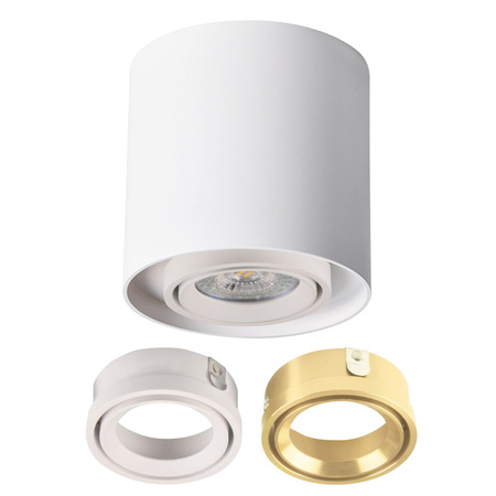 Svítidlo pro povrchovou montáž GU10 White Gold XENO Sanico Goldlux