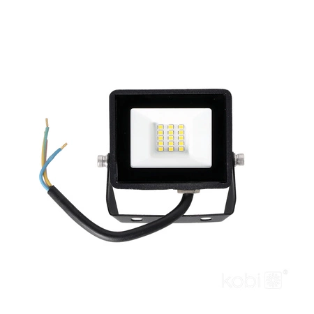 Venkovní zahradní reflektory LED 10W 735lm 4000K Neutrální 120° IP65 IK05 Černá MH Kobi