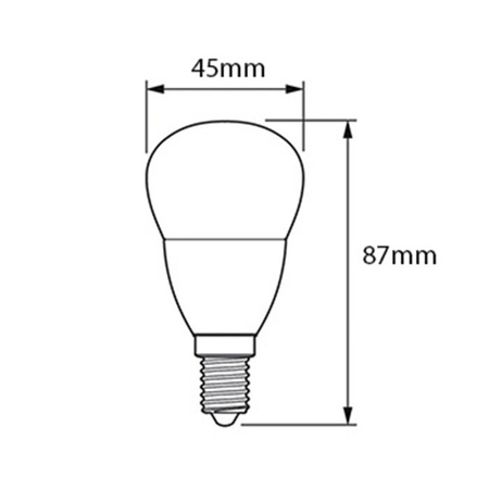 E14 LED žárovka 2.8W 25W 2700K WW PHILIPS