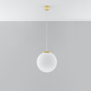 LED závěsné stropní svítidlo UGO E27 Hanging Sphere 30cm White Gold SOLLUX