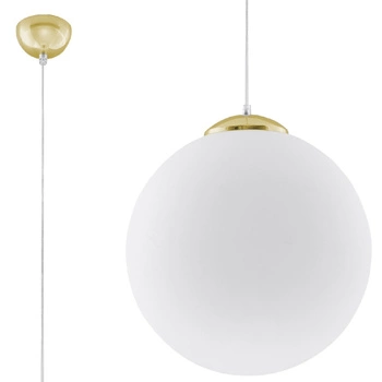 LED závěsné stropní svítidlo UGO E27 Hanging Sphere 40cm White Gold SOLLUX