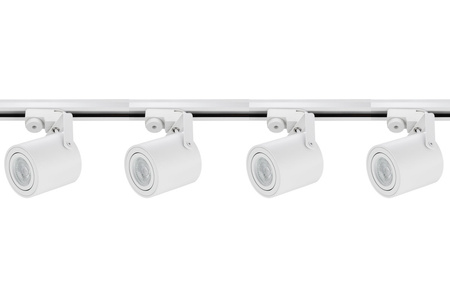 Sada osvětlovacích přípojnic 2m + 4x LED reflektor GU10 bílý matný