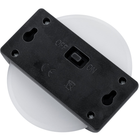 2x solární zahradní lampa LED Fasádní nástěnná lampa Top Down Kruhové svítidlo