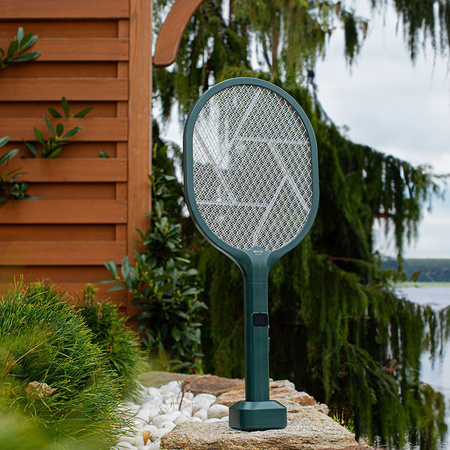 Elektrický insekticidní lapač 2v1 Paletová stojací lampa 6xSMD LED s displejem IKV-957 VAYOX