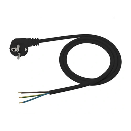 Napájecí kabel 1,5 m 1/1 3X0,75 mm s uzemněním pro reflektory