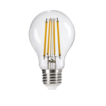 LED žárovka E27 Edison A60 8W = 75W 1055lm 4000K neutrální bílá Clear XLED Filament Kanlux