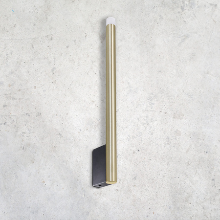 Nástěnná lampa Venkovní fasádní lampa G9 Black Gold Glam Sanico Goldlux