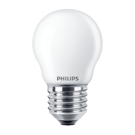 LED žárovka E27 P45 4,3W = 40W 470lm 2700K teplá bílá PHILIPS