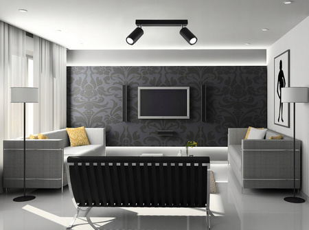 Bodové nástěnné svítidlo Bodové LED stropní svítidlo pro povrchovou montáž ČERNÁ Černá Moderní 2xGU10