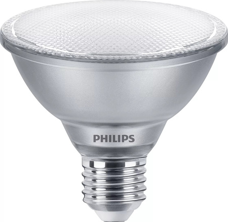 LEDspot žárovka E27 PAR30S 9.5W=75W 820lm 4000K Neutrální bila 25° Philips Master