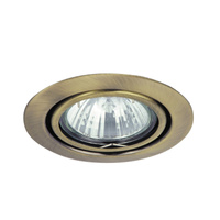 SPOT GU 5.3 Brown Classic Spot relight Svítidlo Rabalux pro vestavbu do zdi