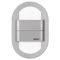 LED schodišťové svítidlo 1.6W modré 10V DC IP20 hliník DUO RUEDA Skoff