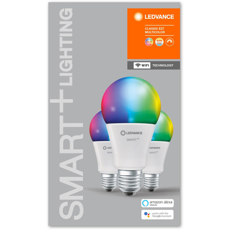 3x LED žárovka E27 A75 14W = 100W 1521lm CCT RGB SMART+ WiFi Stmívatelné LEDVANCE
