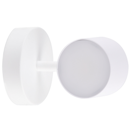 Nástěnné svítidlo Reflektorové LED nástěnné a stropní svítidlo 4.2W KUBIK 1 Bílá 3000K GOLDLUX (Polux)