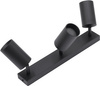 Stropní svítidlo 3x GU10 SPOT LED svítidlo QUALIS III Black