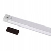 LED lišta na nábytek pod skříňovou lampu 3W 4500K s pohybovým senzorem 50cm stříbrná