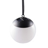 Zahradní LED solární závěsná lampa Kiara IP44 Ball 20cm White