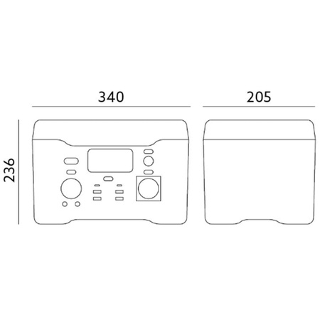 Energy Bank Powerbox Přenosná mobilní napájecí stanice 1800W Premium KOBI