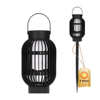 Venkovní zahradní lampa LED SOLAR powered Flame s krytím IP44 67 cm
