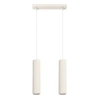 Stropní závěsné svítidlo Tuba Spot 2x GU10 Beige Carbon Deep Space SL.1593 Sollux